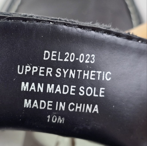 Delias Dolls Kill Loafer Women 10 Black Patent There She Platform Butterfly Shoe - Picture 9 of 11